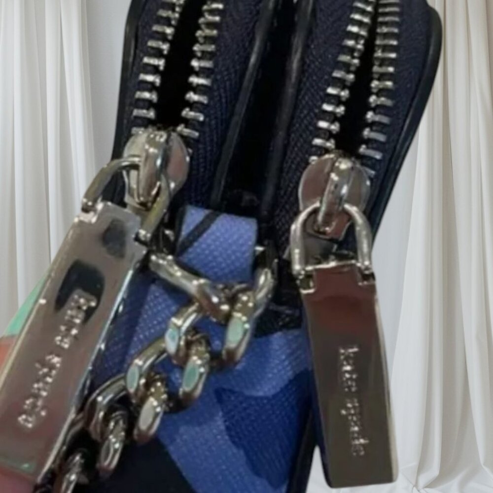 Kate Spade NWOT New York Staci Nouvaeu Bloom Small Double Zip Crossbody - Picture 5 of 8